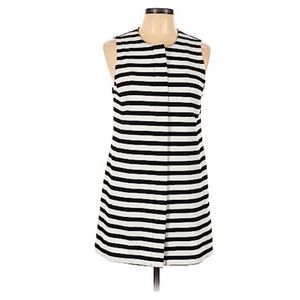 Chico Casual Zipped Black/White Strip Dress